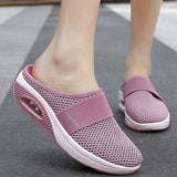 Rarove Women Sandals Fashion Wedges Platform Shoes Female Slides Women's Slippers Breathable Mesh Lightweight Ladies Footwear