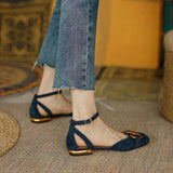 Rarove Fall Outfit French Hollow Ladies Sandals Commute Classic Low-Heeled Female Single Shoes Summer New Casual Square Head Women's Shoes