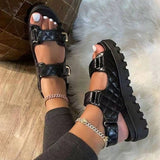 Rarove Summer Platform Women Sandals Black 2022 Casual Outdoor Fashion Comfortable Causal Ladies Sandals High Quality Beach Shoes 2022
