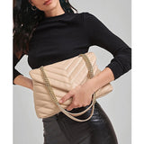 Rarove Back to school supplies Luxury Designer Handbags 2022 Women PU Leather Diamond Lattice Shoulder Bag Fashion Adjustable Chain Commuter Quilted Bag