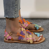 Rarove 2023 New Women's Sandals Summer Comfortable Casual Outdoor Flat Shoes Sexy High Quality Fashion Beach Open Toe Large Sandals