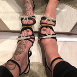 Rarove Fashion Sandals Women Peep Toe Shoes For Women Sandals Ladies Outdoor High Heel Stiletto Female Footwear Women Pumps