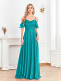 Rarove Elegant Tulle Blue Formal Evening Dress 2023 Shining A-line Wedding Party Maxi Gown Women Slit Backless Dresses Prom