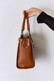 RAROVE-European and American women's clothing, minimalist style, casual fashion David Jones Texture PU Leather Handbag