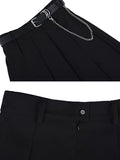 Rarove-Original Pleats Empire A-Line Skirt