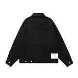 RAROVE-Metal Star Vintage Zip Up Jacket