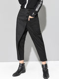 Rarove-Leisure Fashion Irregularity Solid Color Harem Pants