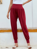 Rarove-Simple Casual 9 Colors Pleated Harem Pants