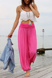 RAROVE-Women's Spring and Summer Outfits, Casual and Fashionable Pleated Design Casual Smocked Pants