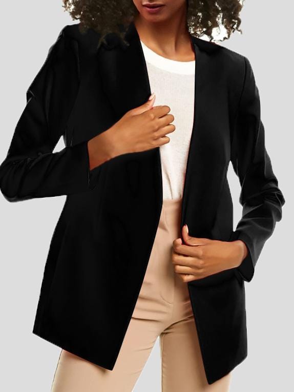 Rarove-Fall Outfits  -Pure Long Sleeve Temperament Professional Blazer