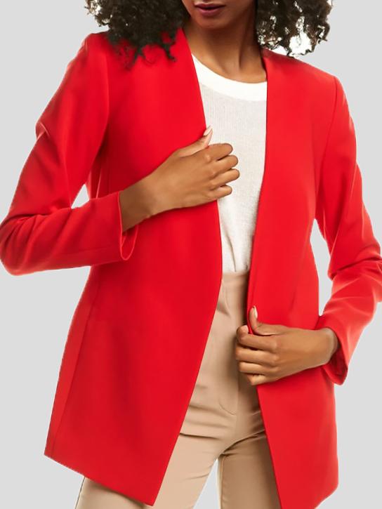 Rarove-Fall Outfits  -Pure Long Sleeve Temperament Professional Blazer