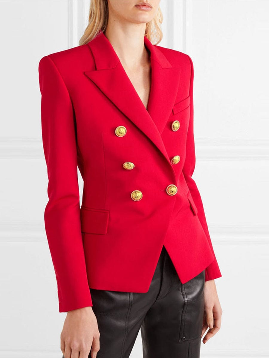 Rarove-Stylish And Versatile Double Breasted Blazer