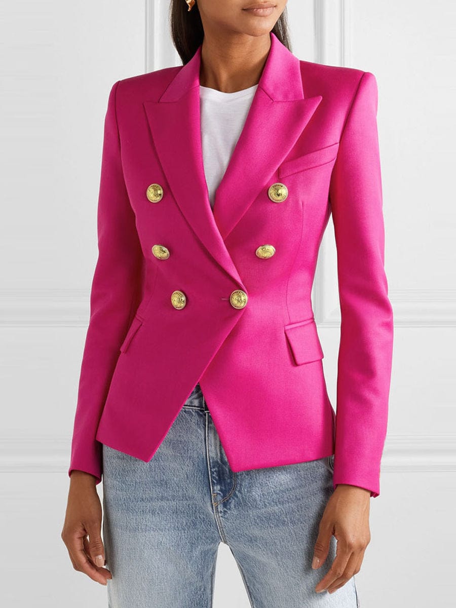 Rarove-Stylish And Versatile Double Breasted Blazer