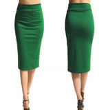 2022 New Women Skirt Mini Bodycon Skirt Office Women Slim Knee Length High Waist Stretch Sexy Pencil Skirts Jupe Femme AQ801944