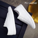 RAROVE Summer 2024 Outfits new spring tenis feminino lace-up white shoes woman PU Leather solid color female shoes casual women shoes white sneakers