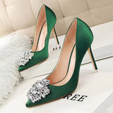 Rarove Women Pumps Stiletto Women Shoes Sexy High Heels Wedding Shoes Luxurious Women Heels Party Shoes Female