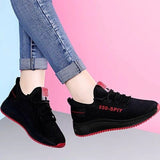 Women's Breathable Non-slip Platform Fashion 2022 Autumn New Casual Shoes Korean Running Shoes Black Sneakers shoes for women