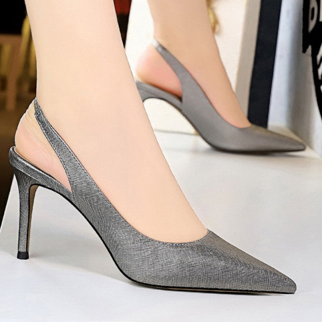 Sexy Kitten Heels Women Pumps Occupation Office Shoes High Heels Shoes Lady Party Shoes Women Heels Sandals 43