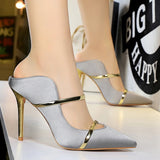 Rarove Woman Pumps 2023 Pointed Toe Women Heels Stiletto Female Shoes Sexy Party Shoes Fashion Heeled Shoes 7 Colour