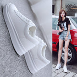 Rarove New Women Sneakers Casual Shoes High Quality Woman Flats Spring Autumn Low-top Loafers Girls Student White Shoes Ladies Shoes