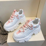 Rarover Platform Sneakers White Woman Vulcanize Shoes Femme Tenis Con Plataforma Luxury Tennis Feminino For Women 2023 Zapatos Mujer