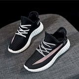 Mesh Women Casual Shoes Flat Lace Up Women Vulcanize Shoes Breathable Walking Spring Summer Ladies Sneakers Zapatos Mujer