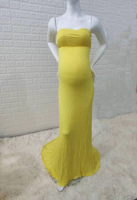 Long Maternity Dresses Photography Props Sexy Shoulderless Pregnant Dress Photo Shooting Pregnancy Maxi Maternity Gown For Women