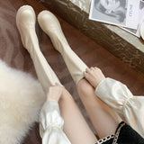 Christmas Gift New Brand Fashion Designer Women Thigh High Boots Platform Chunky Heel Casual Leisure Punk Street Over The Knee Boots