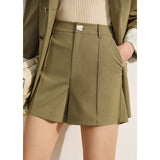 Minimalism Spring Summer Women Suit Offical Lady Lapel Solid Blazer Women Causal Women Suit Pants Female Shorts