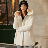 Minimalism Winter Fashion Women&#39;s Jacket High-tech heat storage 90% down jacket Causal Outdoor Sport Jacket