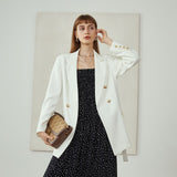 Women Blazers Senior Sense Suit Jacket Women Niche Korean Style Casual Suits 2021 Women Solid Color Irregular Blazer