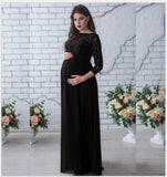New Arrived Maternity Lace Dresses Plus Size Pregnancy Dress Gown Chiffon Maternity Photography Props Women
