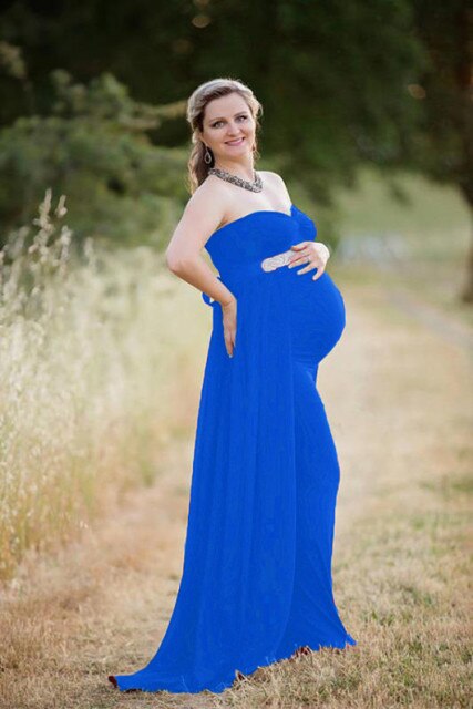 2022 Maternity Dresses For Photo Shooting V-Neck Red Dress Maternity Photography Props Sleeveless Pregnancy Dress Maternity Grown