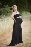 Rarove Maternity Dresses For Photo Shooting V-Neck Red Dress Maternity Photography Props Sleeveless Pregnancy Dress Maternity Grown