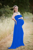 Maternity Cotton Dresses Maternity Photography Props Sleeveless Sexy Plus Size Maternity Gown Mermaid Style Baby Shower Dress